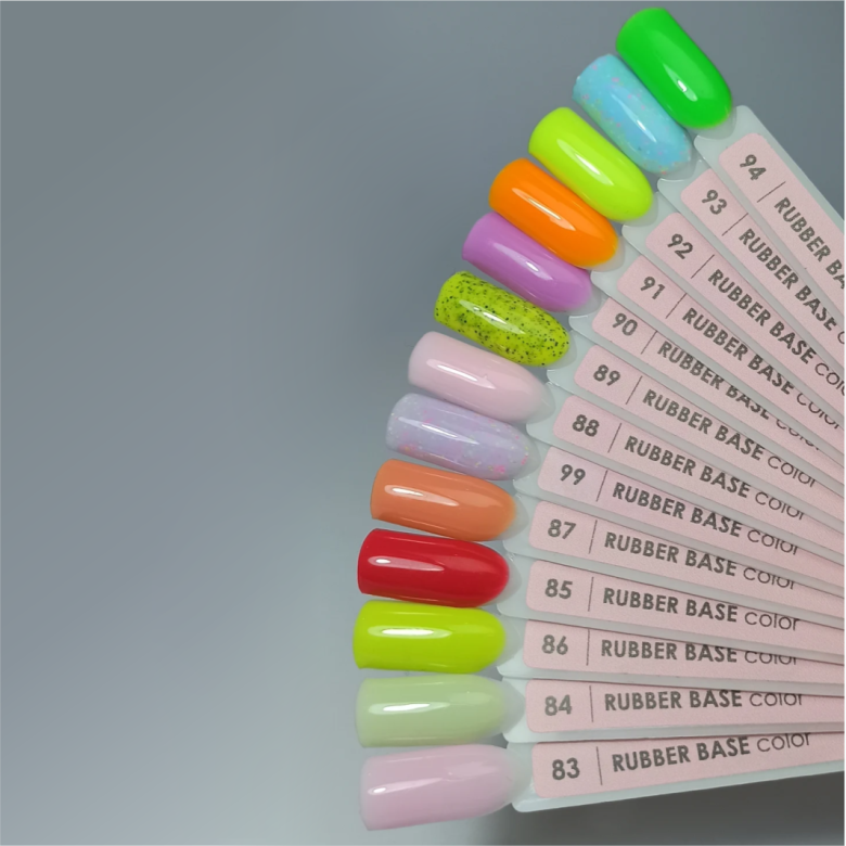 87 Color Rubber Base