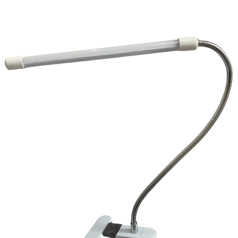 Lampa de birou cu clema White (390x245x18mm)