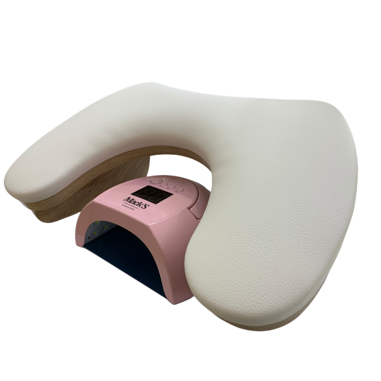 Suport mână semilună pal laminat white