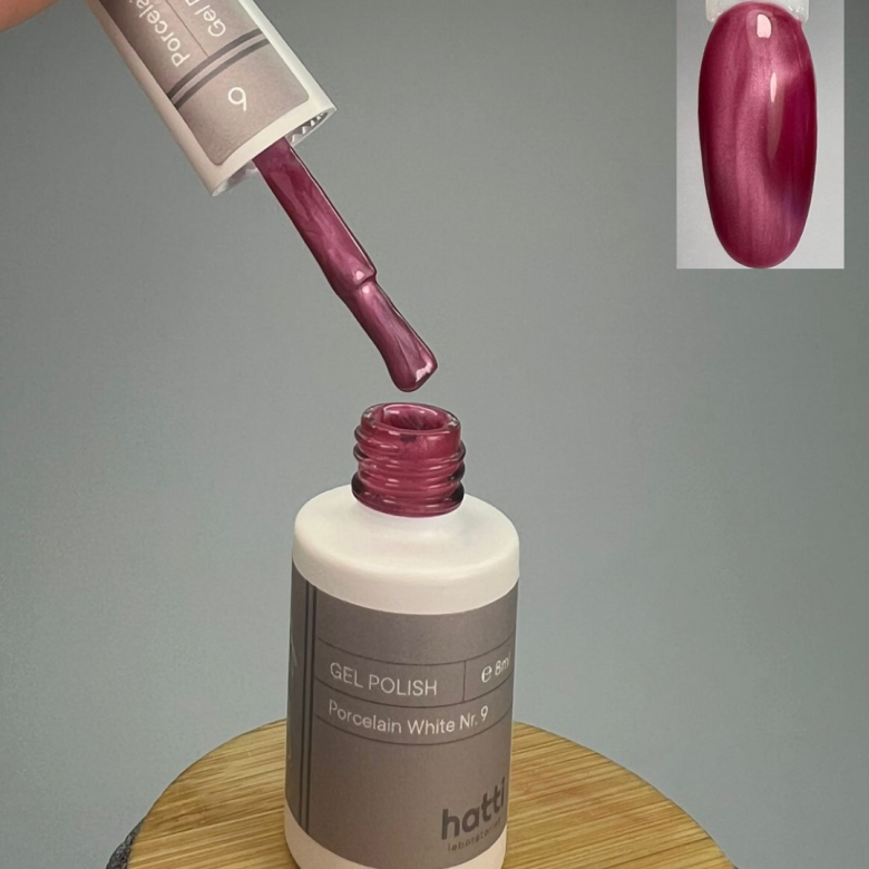 Porcelain White cat eye gel polish N9/8ml