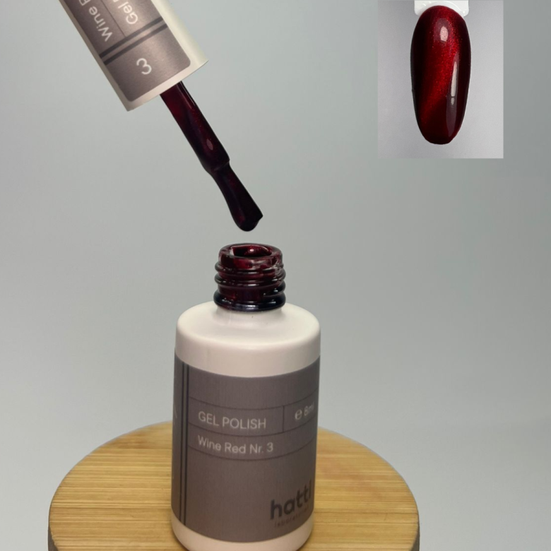 Wine Red Cat Eye Gel Polish N3/8ml