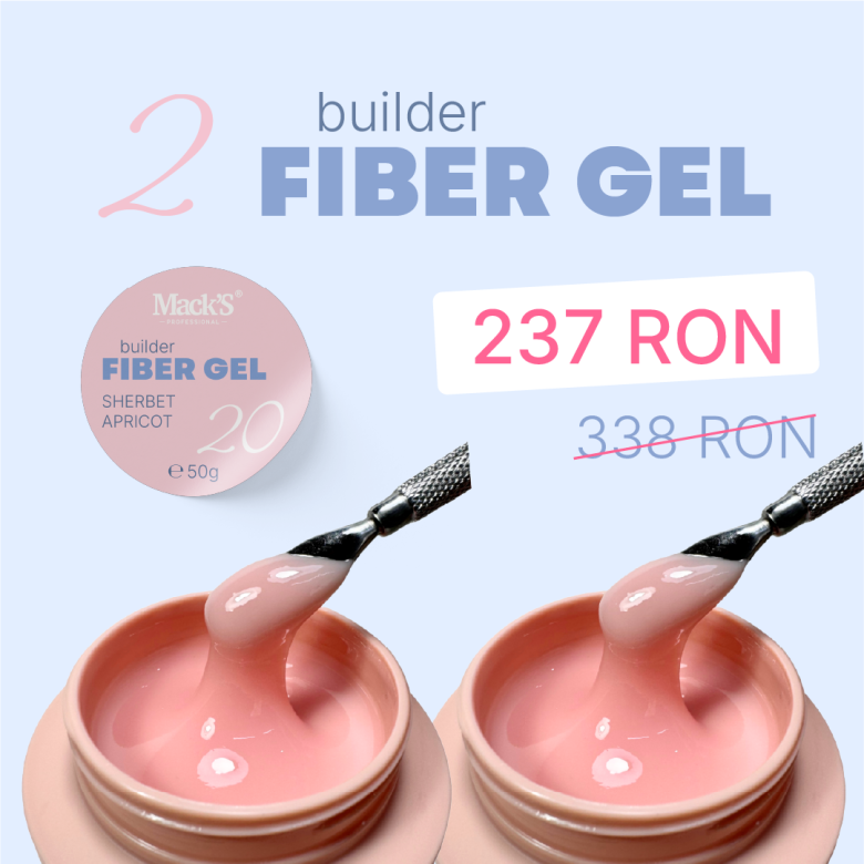 2X Fiber Sherbet Apricot 20 /50g.