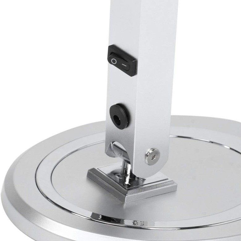 Lampă pentru unghii de masă+încărcare fără fir telefon mobil (White)