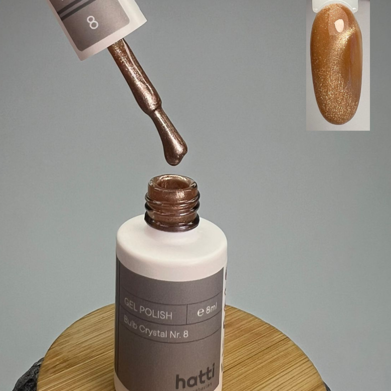 Bulb Crystal Cat eye Gel Polish N8/8gr