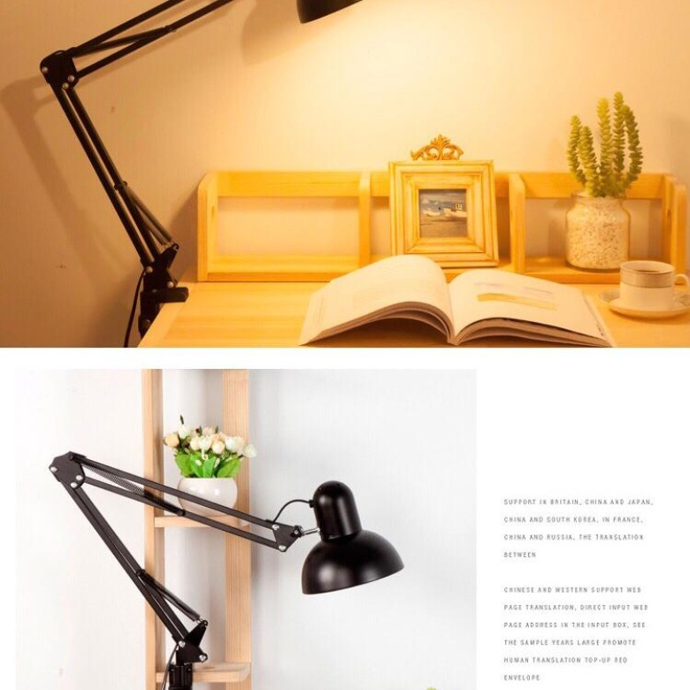 Lampa de birou black