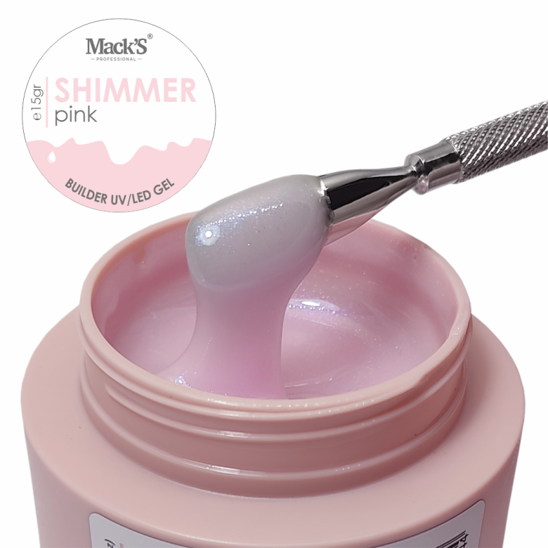 Shimmer Pink Nr.6,Premium Builder Gel 15g