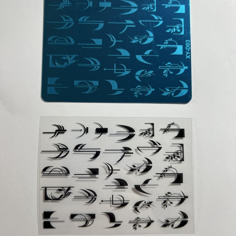 Stamping plate XY-D03