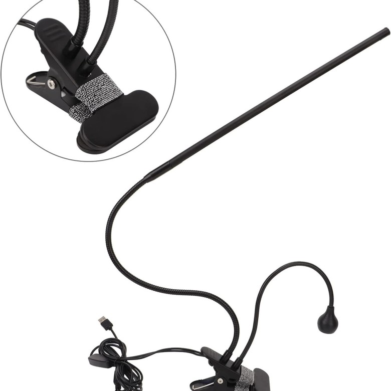 Lampa de birou cu clema Black +lampa de unghii