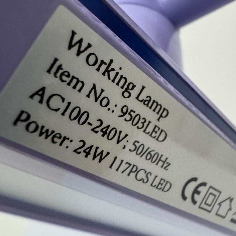 Lampa de birou fara umbra, Purple 9503