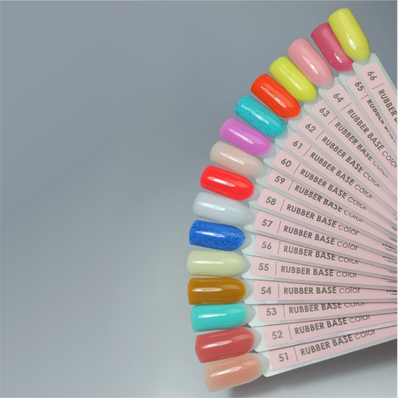 54 Color Rubber Base