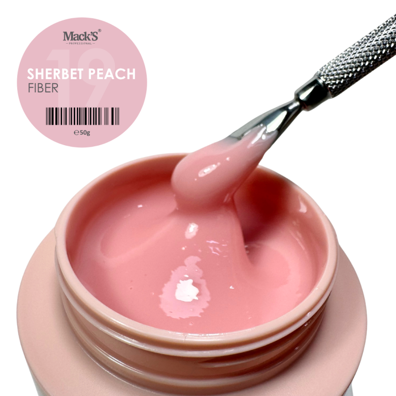 Fiber Sherbet Peach 19 /50g