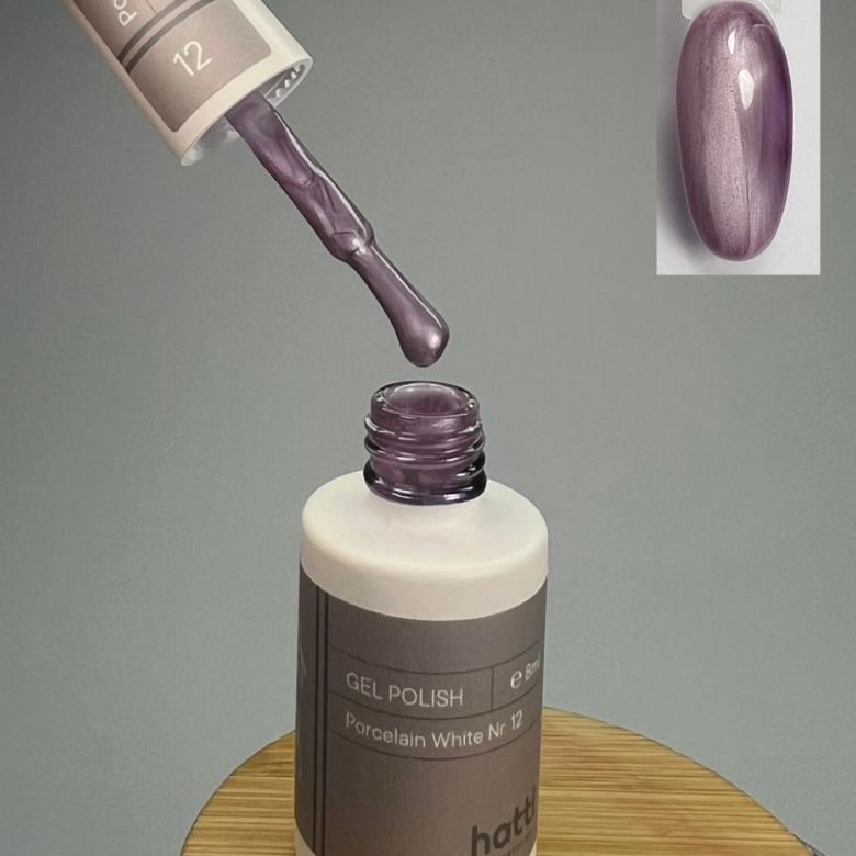 Porcelain White cat eye gel polish N12/8ml