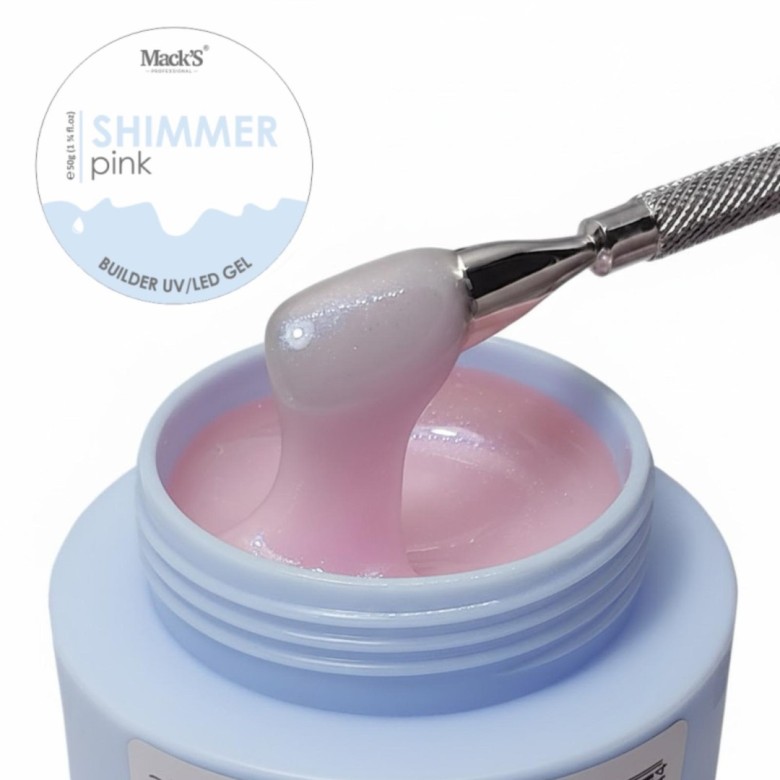 Shimmer Pink Nr.6,Premium Builder Gel 50g