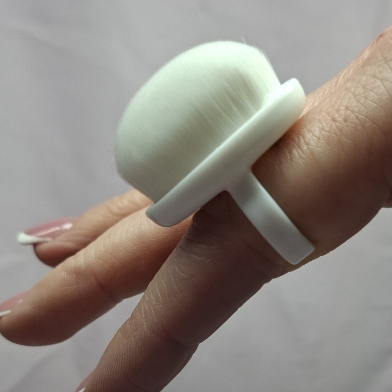 Perie praf, forma Inel, White