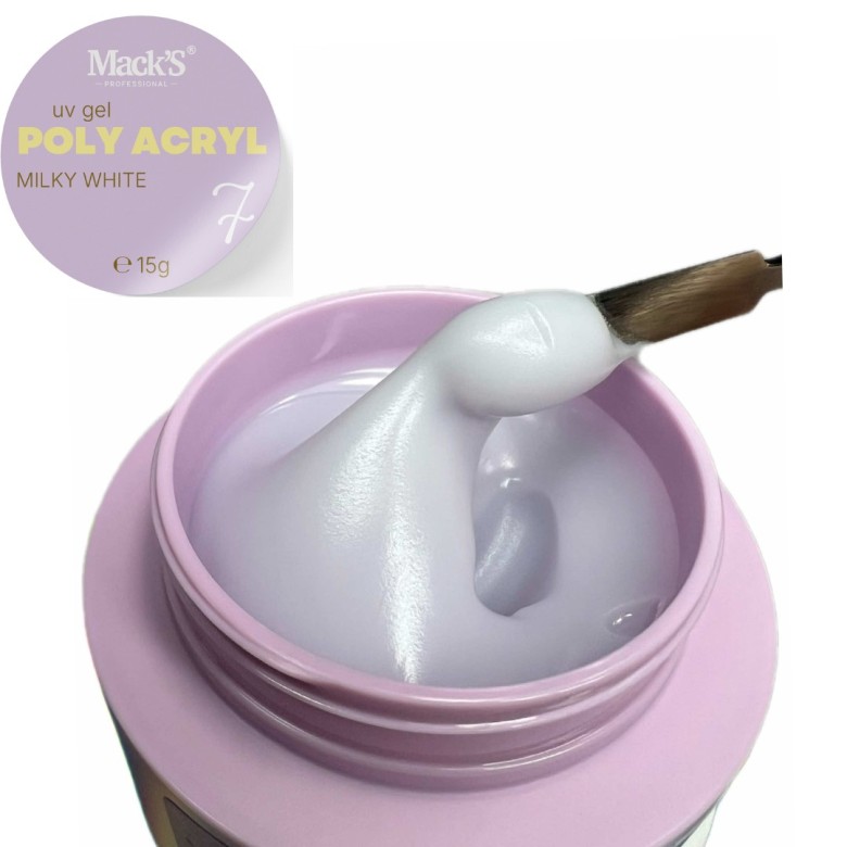 7.Milky White Polyacryl 15g