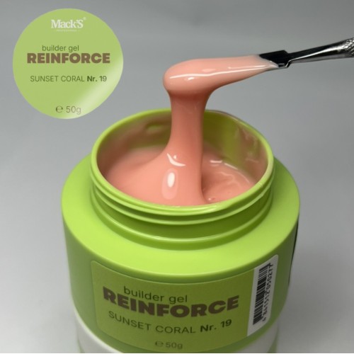 Reinforce Builder Gel Sunset Coral 19/50g