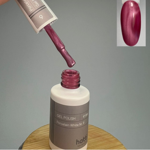 Porcelain White cat eye gel polish N9/8ml