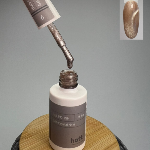 Bulb Crystal Cat eye Gel Polish N6/8gr