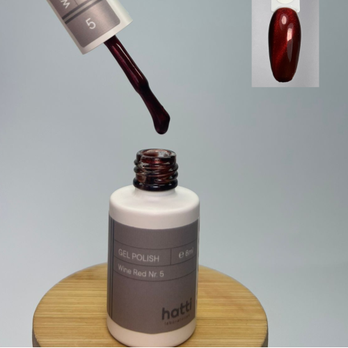 Wine Red Cat Eye Gel Polish N5/8ml