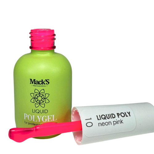 Liquid Polygel / Neon Pink 10/15ml