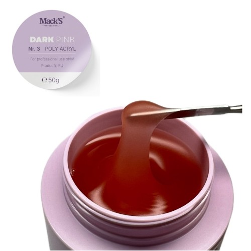 3.Dark Pink Polyacryl 50g