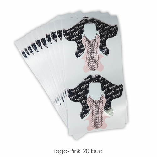Sablon logo-Pink 20 buc