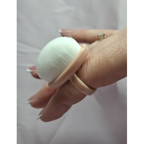 Perie praf forma Inel ,Beige