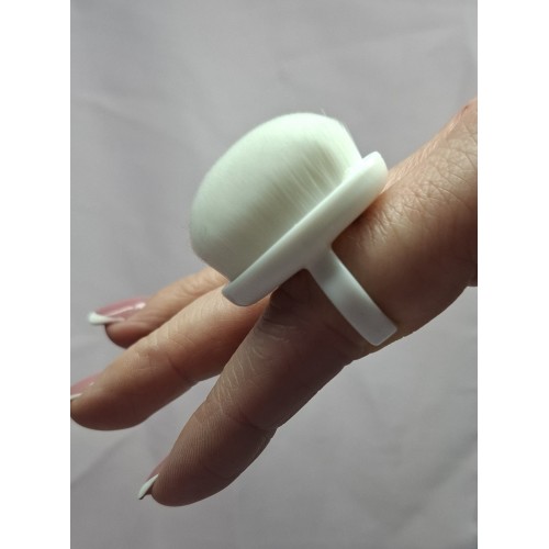 Perie praf, forma Inel, White