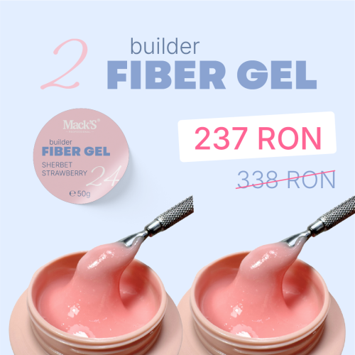 2X Fiber Sherbet Straswberry 24 /50g.