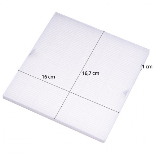 Filtru de praf pentru aspirator 160x167x10mm